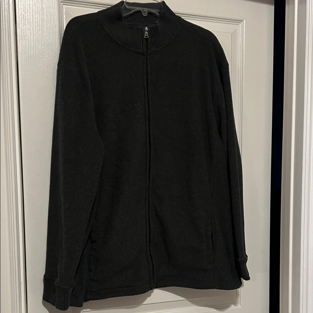 St John’s Bay Gray Full Zip Jacket